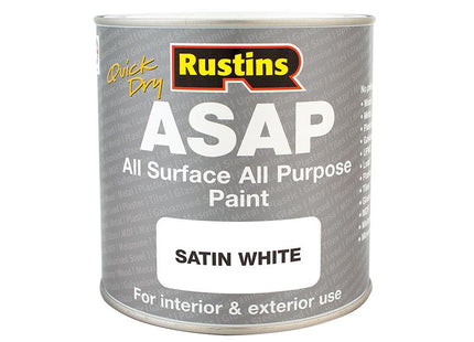 Rustins Asap Paint White 250Ml