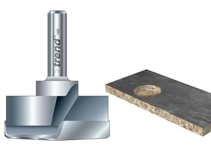 TREND T421/35 X 1/4 Tct Hinge Sinking Bit 35Mm Diameter