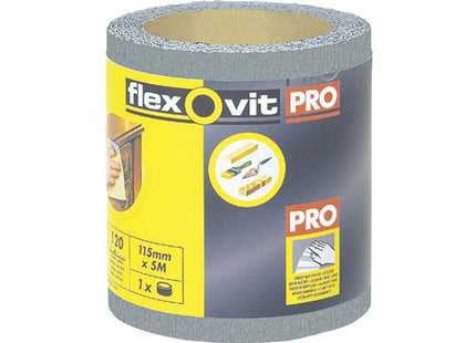 Flexovit High Performance Finishing Sanding Roll 115Mm X 5M 240G