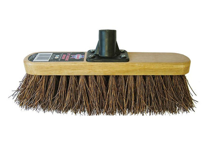 Faithfull Broom Head Bassine Varnished 300Mm (12In) Threaded Socket