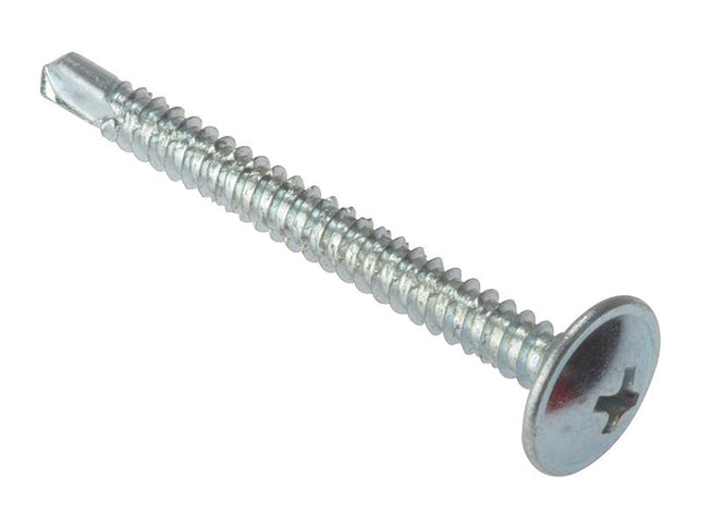 Forgefix Baypole Self-Drill Screw Phillips Wafer Head Zp 4.8 X 70Mm Box 100