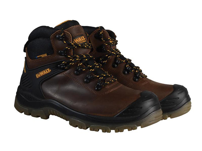 DEWALT Newark S3 Waterproof Safety Hiker Brown Boots Uk 6 Euro 39/40