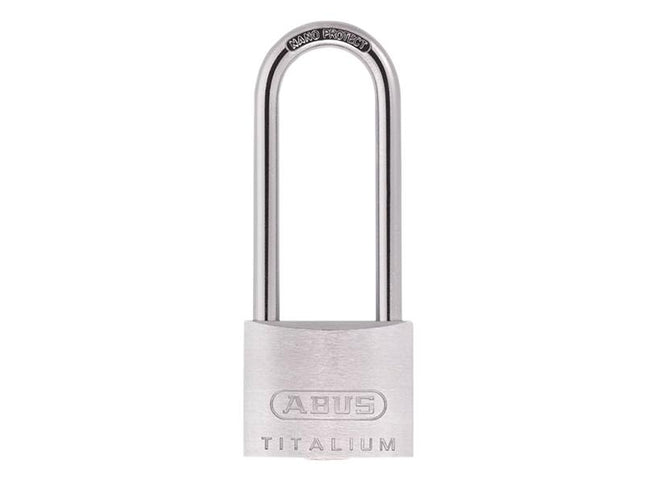 ABUS Mechanical 64Ti/40Mm Titalium Padlock 63Mm Long Shackle Carded