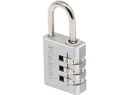 Master Lock Aluminium 30Mm 3-Digit Combination Padlock