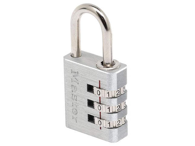 Master Lock Aluminium 30Mm 3-Digit Combination Padlock