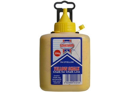 Faithfull Chalk Powder Yellow 250G