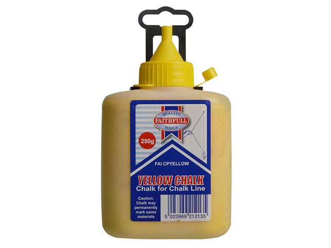 Faithfull Chalk Powder Yellow 250G