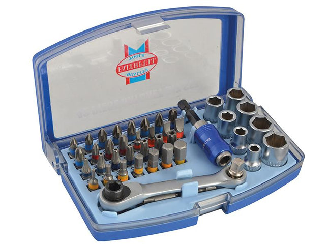 Faithfull Screwdriver Bit & Socket Set 42 Piece