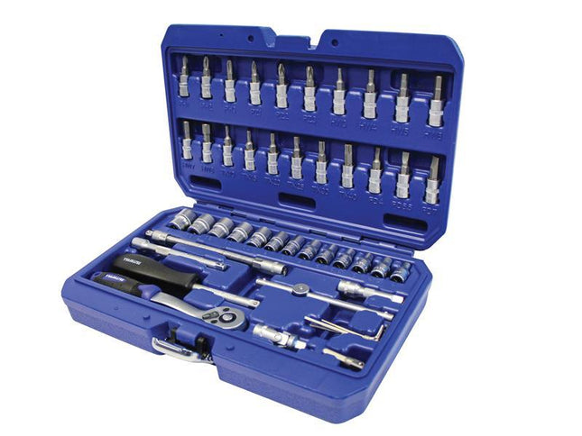 Faithfull Socket Set of 46 Metric 1/4in Drive