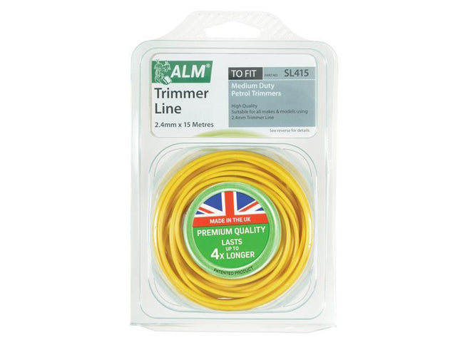 ALM Manufacturing Sl415 Medium-Duty Petrol Trimmer Line 2.4Mm X 15M