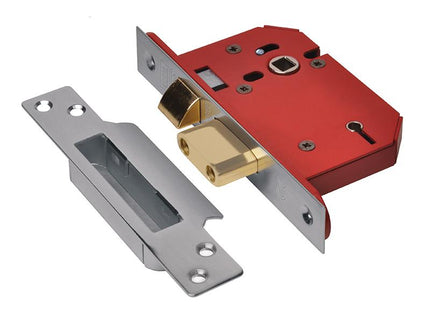 Union Strongbolt 2205S 5 Lever Mortice Sashlock Stainless Steel 81Mm 3In Visi