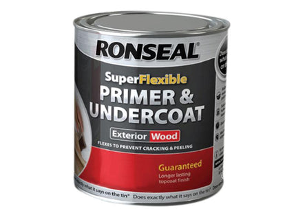Ronseal Super Flexible Wood Primer & Undercoat Grey 750Ml
