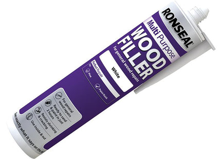 Ronseal Multi Purpose Wood Filler Cartridge White 310Ml