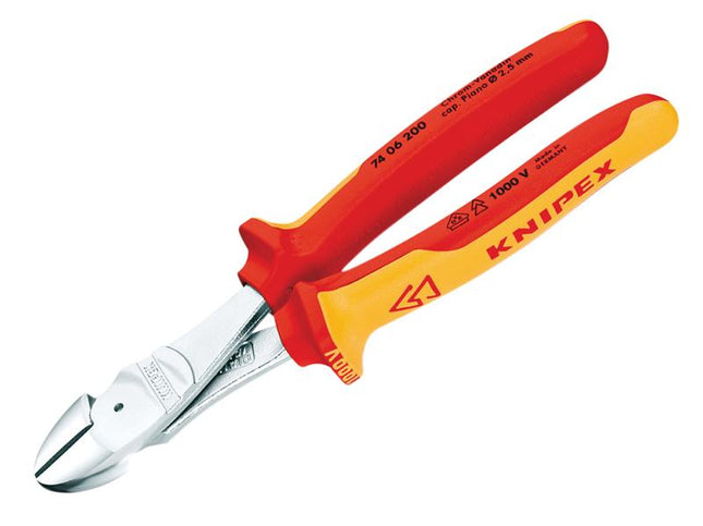 KNIPEX Vde High Leverage Diagonal Cutter 200Mm