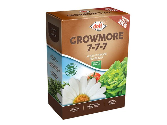 Doff Growmore Ready To Use Fertiliser 2Kg