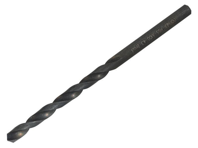 Dormer A100 Hss Jobber Drill Bit 4.30Mm Ol:80Mm Wl:47Mm