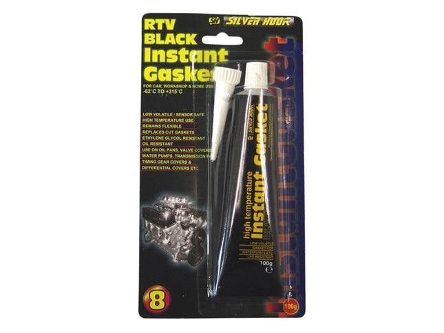 Silverhook Rtv Black Instant Gasket 100G