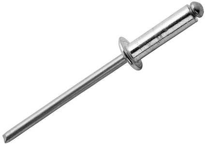 RAPID Standard Aluminium Rivets 4 X 12Mm (Bag Of 100)