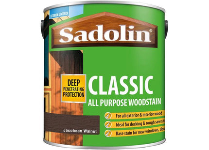 Sadolin Classic Wood Protection Jacobean Walnut 2.5 Litre