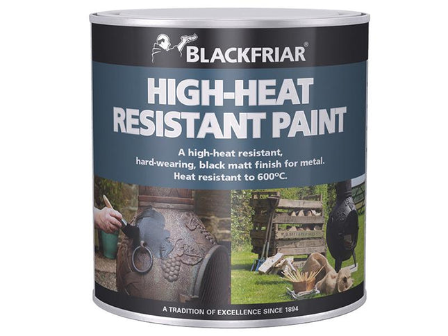 Blackfriar Heat Resistant Paint Black 250Ml