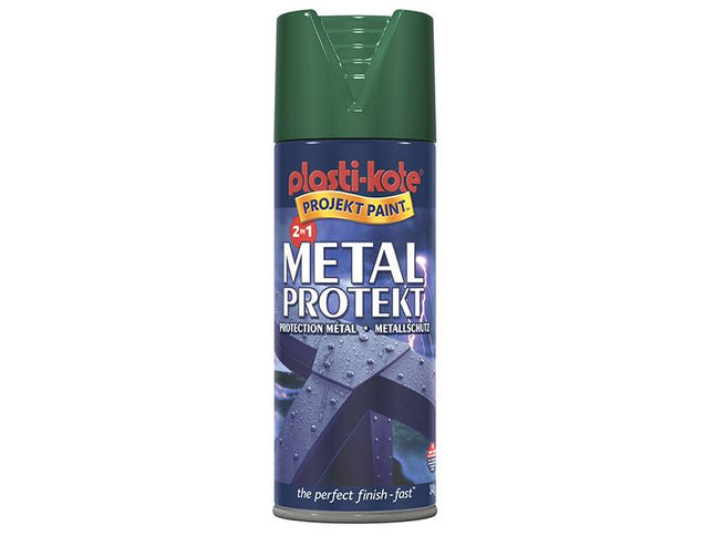 Plastikote Metal Protekt Spray Forest Green 400Ml