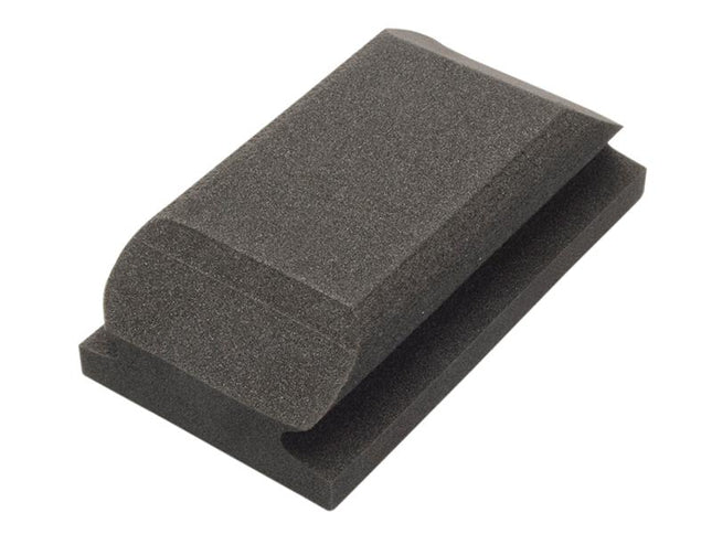 Flexipads World Class Hand Sanding Block Shaped Black 70 X 125Mm