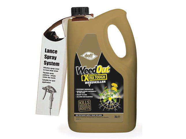 Doff WeedOut Xtra Tough Weedkiller RTU 3 litre