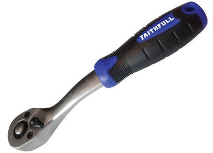 Faithfull Ratchet Handle Quick-Release 72 Teeth 3/8in Drive