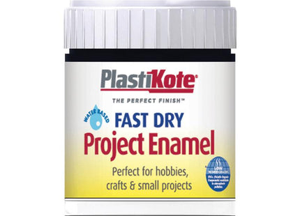 Plastikote Fast Dry Enamel Paint B1 Bottle Gloss Black 59Ml