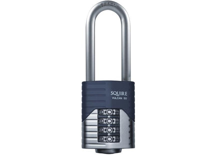 Henry Squire Vulcan Long Boron Shackle Combination Padlock 40Mm