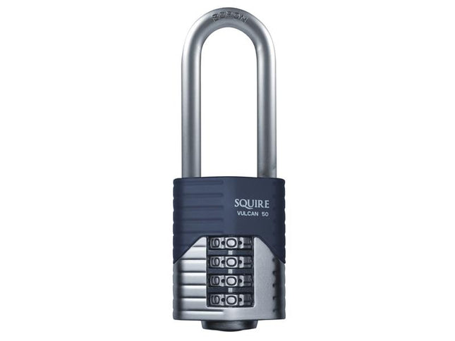 Henry Squire Vulcan Long Boron Shackle Combination Padlock 40Mm