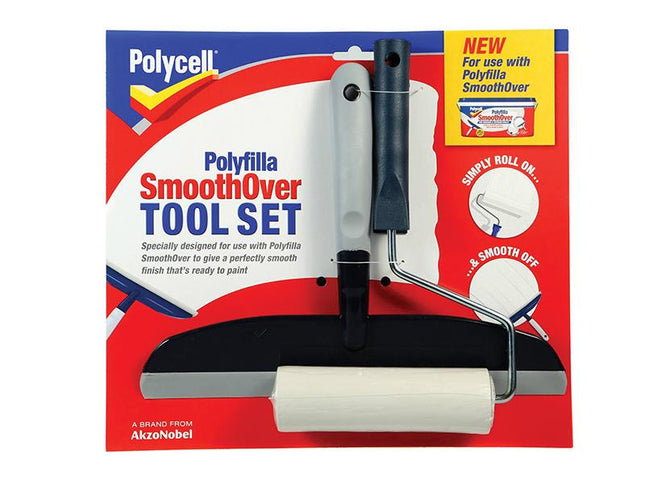 Polycell Smoothover Tool Set Roller & Spreader