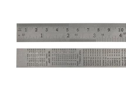 Faithfull Steel Rule 600Mm / 24In X 25Mm