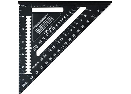 Faithfull Presitge Quick Square Black Aluminium 178Mm (7In)