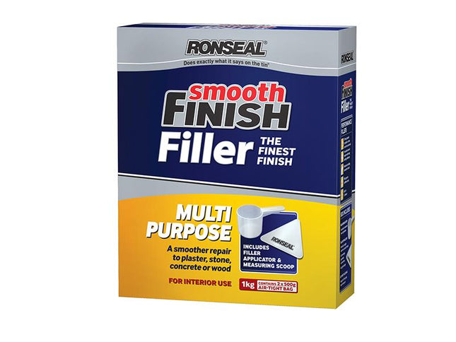 Ronseal Smooth Finish Multi Purpose Wall Powder Filler 1Kg