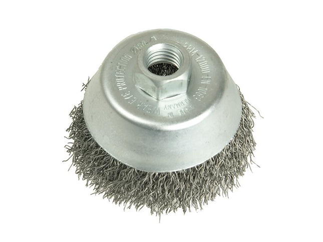 Lessmann Cup Brush 75Mm M14 X 0.35 Steel Wire