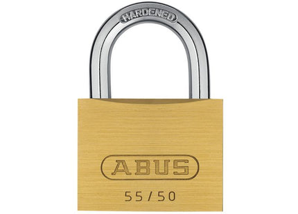 ABUS Mechanical 55/50Mm Brass Padlock Carded