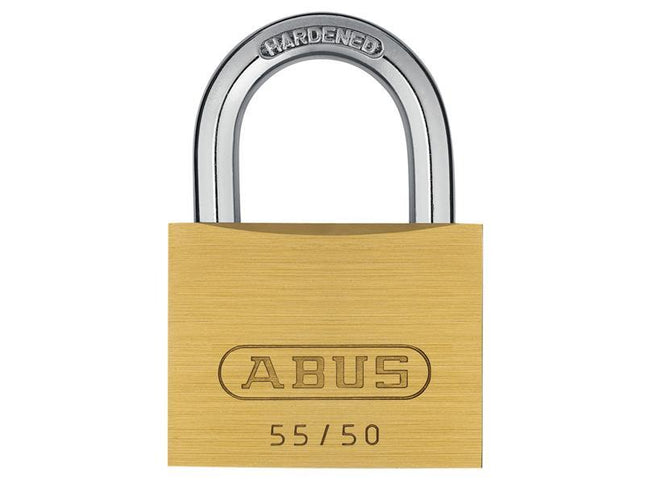 ABUS Mechanical 55/50Mm Brass Padlock Carded