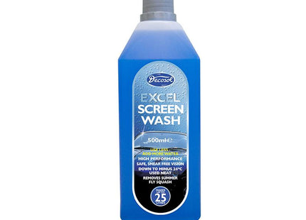 Decosol Excel Screenwash 500Ml