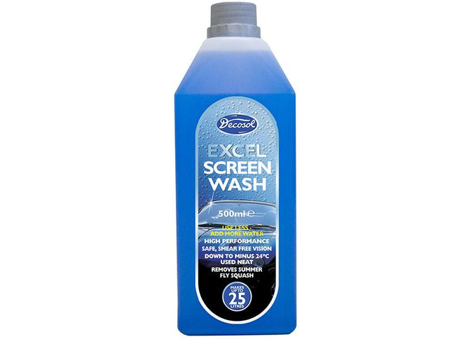 Decosol Excel Screenwash 500Ml