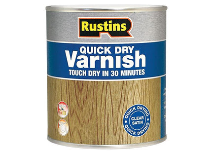 Rustins Quick Dry Varnish Satin Clear 250Ml
