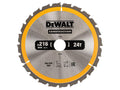 DEWALT Dt1952 Stationary Construction Circular Saw Blade 216 X 30Mm X 24T Atb/Neg