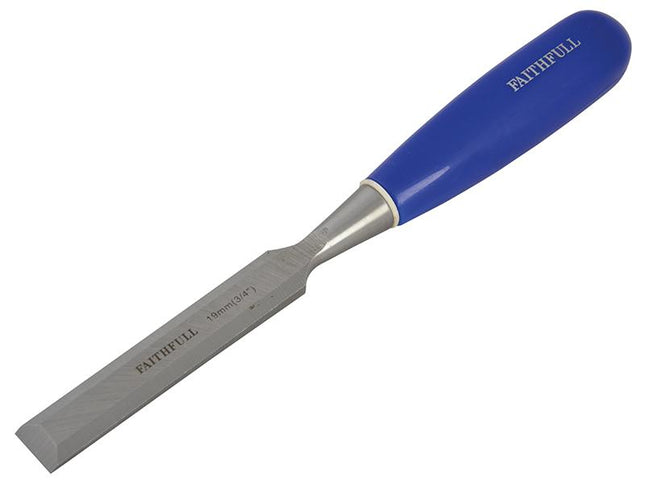 Faithfull Bevel Edge Chisel Blue Grip 19Mm (3/4In)