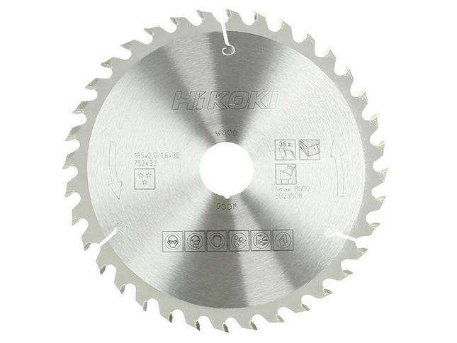 HIKOKI Circular Saw Blade 185 X 30Mm X 36T