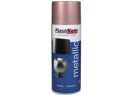 Plastikote Metallic Spray Rose Gold 400Ml