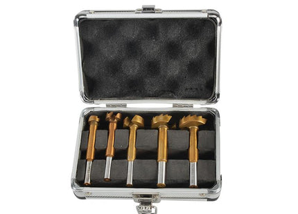 Faithfull Forstner Bit Set 5 Piece 15-35Mm