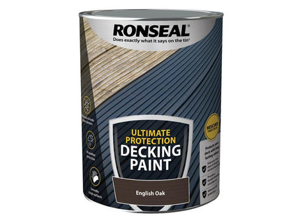 Ronseal Ultimate Protection Decking Paint English Oak 5 litre