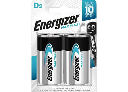 MAX PLUS» D Alkaline Batteries (Pack 2)