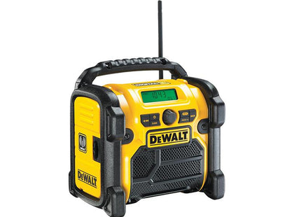 DEWALT Dcr020 Dab Digital Radio 240V & Li-Ion Bare Unit