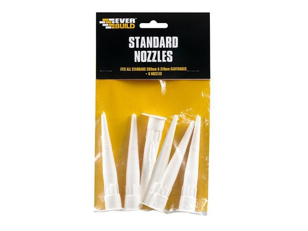 Everbuild Standard Nozzle Pack Of 6